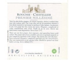 Bouchie-Chatellier - Premier Millésimé Pouilly-Fumé
