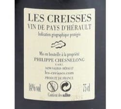 Domaine Des Creisses - Les Creisses - Vin IGP Pays d'Oc
