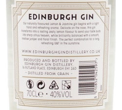 Edinburgh Gin - EG Lemon & Jasmin