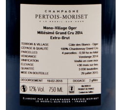 Champagne Pertois-Moriset - Oger Millésimé Grand Cru