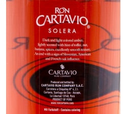 Ron Cartavio - Solera 12 Ans