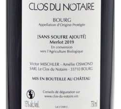 Clos du Notaire - Sans Soufre
