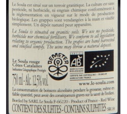 Le Soula Rouge - Terroir d'Altitude - Vin Bio du Roussillon