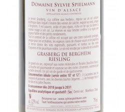 Sylvie Spielmann - Riesling Grasberg - Vin blanc d'Alsace