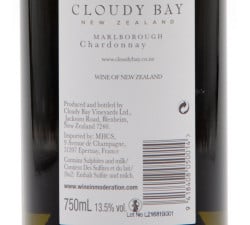 Cloudy Bay - Chardonnay Blanc - Vin de Nouvelle-Zélande