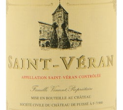 Château Fuissé - Saint Veran, étiquette