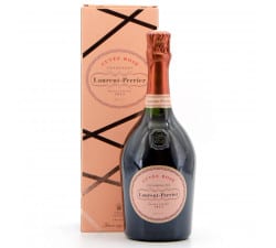Champagne Laurent Perrier - Brut Rosé, bouteille et étui