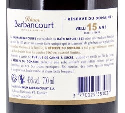 Barbancourt - Réserve du Domaine 15 ans