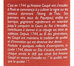 Gaujal - Cuvée 1744 Magnum