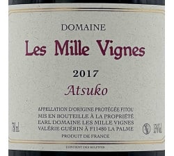 Domaine Les Mille Vignes - Atsuko, étiquette