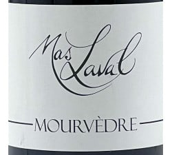 Mas Laval - Mourvèdre, étiquette