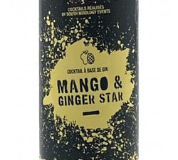 Cocktails South Mixology - Mango & Ginger Star, étiquette