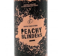 Cocktails South Mixology - Peachy Blinders, étiquette