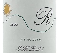 JM Boillot - Les Roques, étiquette