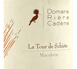 Rière Cadène - La Tour de Schiste, étiquette
