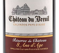 Château du Breuil - Calvados 8 ans, étiquette