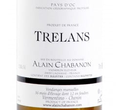 Alain Chabanon - Trelans, étiquette