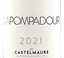 Castelmaure - La Pompadour, étiquette