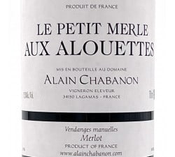 Alain Chabanon - Merle aux Alouettes, étiquette