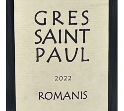 Grès Saint Paul - Romanis, étiquette