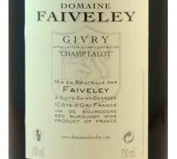 FAIVELEY GIVRY - CHAMP LALOT