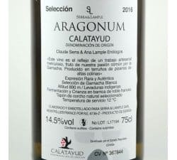 ARAGONUM BLANC CALATAYUD ESPAGNE